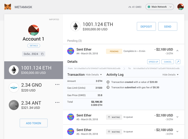 Metamask wallet